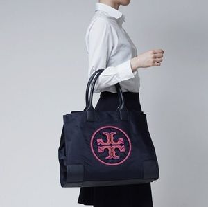 Tory Burch Ella Beaded Nylon Tote